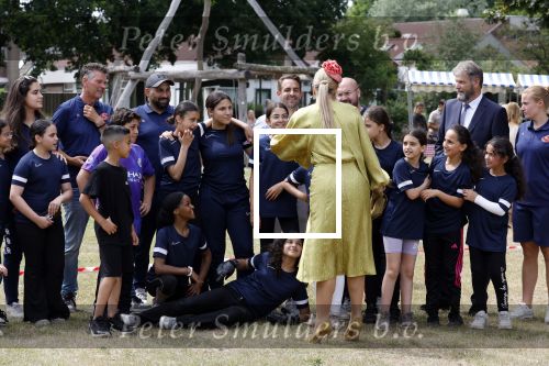 Schevenigen 23 juni 2023
Hare Majesteit Koningin Maxima bezocht het erfgoedpark Loosduinen in Den Haag.
Oa burgemeetser jan v Zanen was daarbij aanwezig.