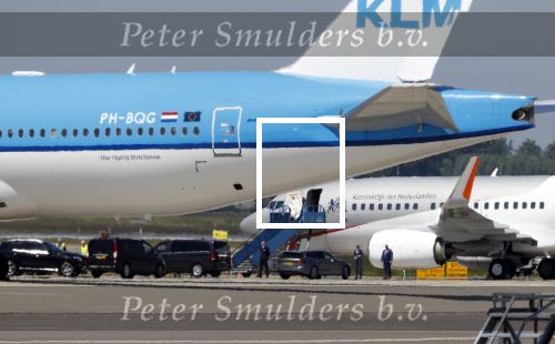 Schiphol 31 mei 2023
Koning Willem Alexander Koningin Mxima en Prinses Amalia vliegen met het regeringsvliegtuig naar Jordanie waar trouwerij van Prins van Jordanie is.