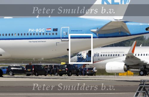 Schiphol 31 mei 2023
Koning Willem Alexander Koningin Mxima en Prinses Amalia vliegen met het regeringsvliegtuig naar Jordanie waar trouwerij van Prins van Jordanie is.