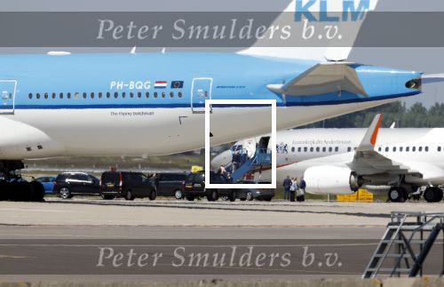 Schiphol 31 mei 2023
Koning Willem Alexander Koningin Mxima en Prinses Amalia vliegen met het regeringsvliegtuig naar Jordanie waar trouwerij van Prins van Jordanie is.
