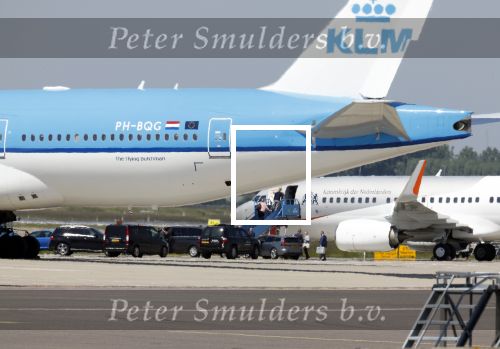 Schiphol 31 mei 2023
Koning Willem Alexander Koningin Mxima en Prinses Amalia vliegen met het regeringsvliegtuig naar Jordanie waar trouwerij van Prins van Jordanie is.