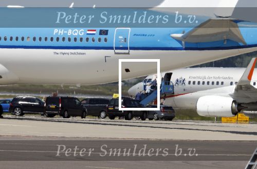 Schiphol 31 mei 2023
Koning Willem Alexander Koningin Mxima en Prinses Amalia vliegen met het regeringsvliegtuig naar Jordanie waar trouwerij van Prins van Jordanie is.