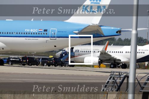 Schiphol 31 mei 2023
Koning Willem Alexander Koningin Mxima en Prinses Amalia vliegen met het regeringsvliegtuig naar Jordanie waar trouwerij van Prins van Jordanie is.