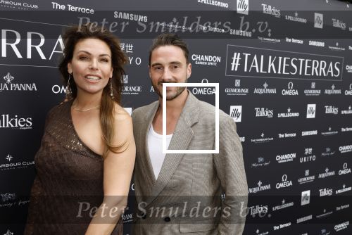 Amsterdam 1 juni 2023
Talkies terras award bij the Harbour Club .
Binnenhuis architect stylist Manon de Bie met een kennis