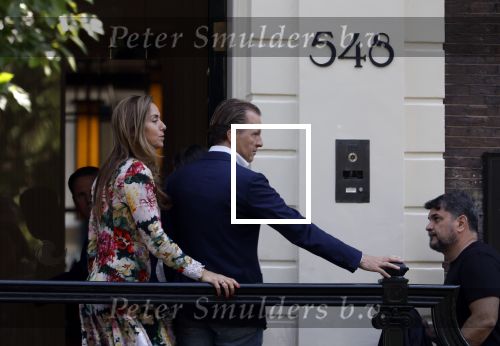 Amsterdam 6 juni 2023
Michiel Mol en zijn vrouw Marloes Mens verlaten het Waldorf ASstoria Hotel. Ze zijn vandaag 5 jaar getrouwd.
