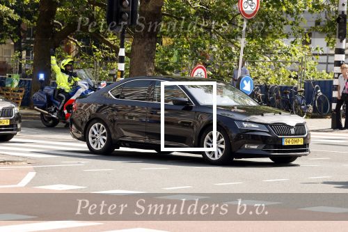 Amsterdam 20 juni 2023
Militaire konvooi onder begeleiding van motoren van Koninklijke marechause in centrum amsterdam