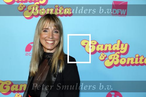 Amsterdam 276 juni 2023
Premiere Candy en Bonita in Pathe de Munt . Nienke Romer is de regisseur.
Nienke Romer met partner Frederik Brom