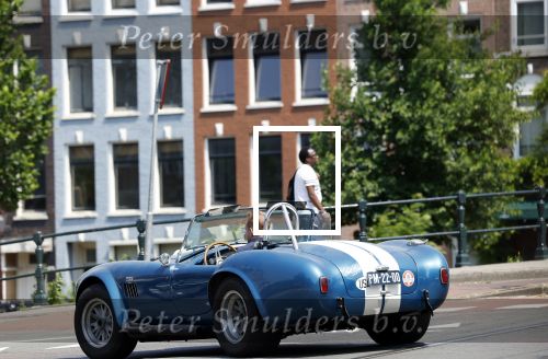 Amsterdam 8 juni 2023
Prins Bernhard in Shelby Cobra cabrio in het centrum van Amsterdam.
