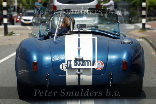 Amsterdam 8 juni 2023
Prins Bernhard in Shelby Cobra cabrio in het centrum van Amsterdam.