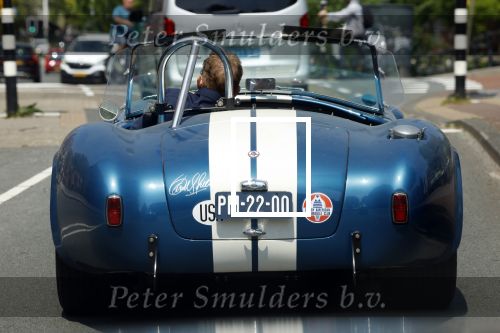 Amsterdam 8 juni 2023
Prins Bernhard in Shelby Cobra cabrio in het centrum van Amsterdam.
