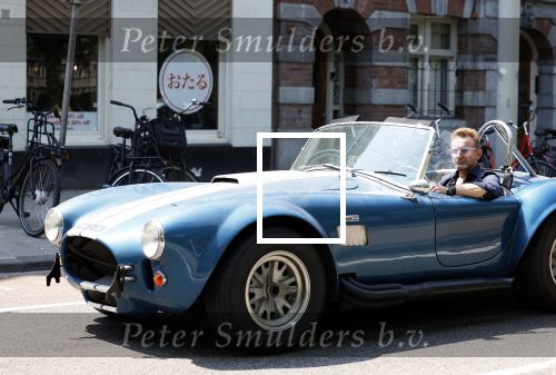 Amsterdam 8 juni 2023
Prins Bernhard in Shelby Cobra cabrio in het centrum van Amsterdam.
