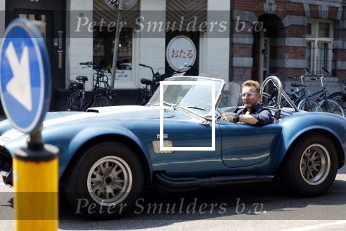 Amsterdam 8 juni 2023
Prins Bernhard in Shelby Cobra cabrio in het centrum van Amsterdam.
