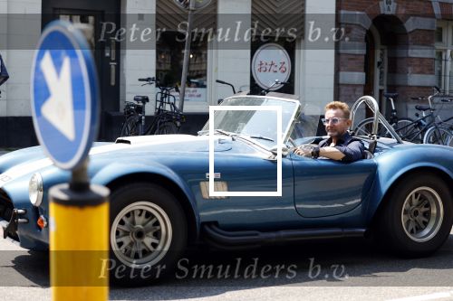 Amsterdam 8 juni 2023
Prins Bernhard in Shelby Cobra cabrio in het centrum van Amsterdam.