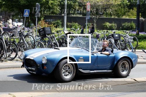 Amsterdam 8 juni 2023
Prins Bernhard in Shelby Cobra cabrio in het centrum van Amsterdam.