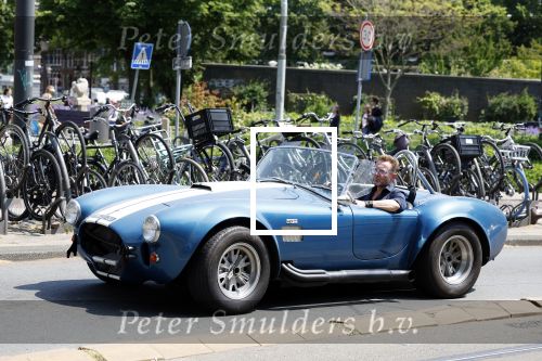 Amsterdam 8 juni 2023
Prins Bernhard in Shelby Cobra cabrio in het centrum van Amsterdam.