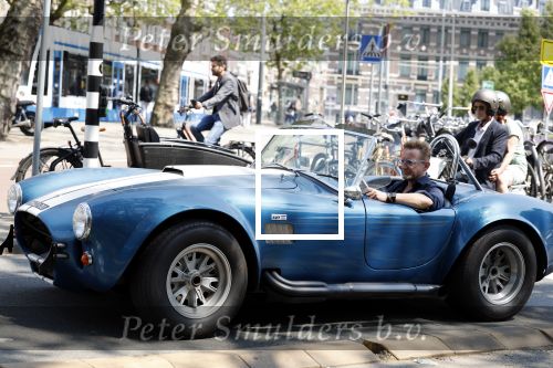 Amsterdam 8 juni 2023
Prins Bernhard in Shelby Cobra cabrio in het centrum van Amsterdam.