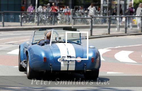 Amsterdam 8 juni 2023
Prins Bernhard in Shelby Cobra cabrio in het centrum van Amsterdam.