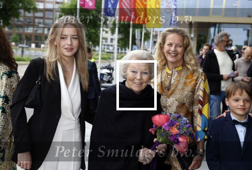 Amsterdam 1 juni 2023
Openingsavond van Holland festival in Amsterdam.
Aanwezig oa Prinses Beatrix Prinses Mabel en haar dochter Zaria.