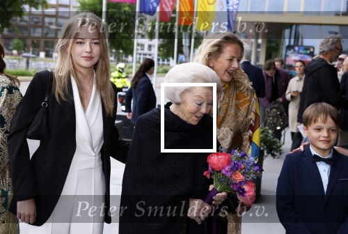 Amsterdam 1 juni 2023
Openingsavond van Holland festival in Amsterdam.
Aanwezig oa Prinses Beatrix Prinses Mabel en haar dochter Zaria.