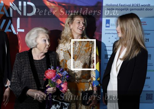 Amsterdam 1 juni 2023
Openingsavond van Holland festival in Amsterdam.
Aanwezig oa Prinses Beatrix Prinses Mabel en haar dochter Zaria.