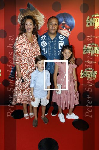 Amsterdam 25 juni 2023
Premiere Ladybug Catnoir in Pathe Arena.
Rachid Larouz met partner en kinderen