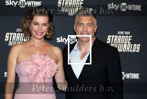 Amsterdam 26 juni 2023
Rebecca Romijn en Anson Mount waren in Nederland ter promotie van de serie Star Trek , Strange New Worlds. De foto\'s zijn gemaakt in het Conservatorium Hotel