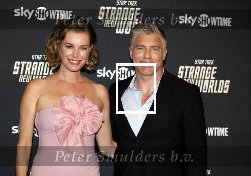 Amsterdam 26 juni 2023
Rebecca Romijn en Anson Mount waren in Nederland ter promotie van de serie Star Trek , Strange New Worlds. De foto\'s zijn gemaakt in het Conservatorium Hotel
