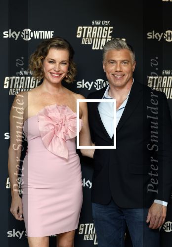 Amsterdam 26 juni 2023
Rebecca Romijn en Anson Mount waren in Nederland ter promotie van de serie Star Trek , Strange New Worlds. De foto\'s zijn gemaakt in het Conservatorium Hotel