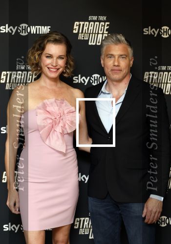 Amsterdam 26 juni 2023
Rebecca Romijn en Anson Mount waren in Nederland ter promotie van de serie Star Trek , Strange New Worlds. De foto\'s zijn gemaakt in het Conservatorium Hotel