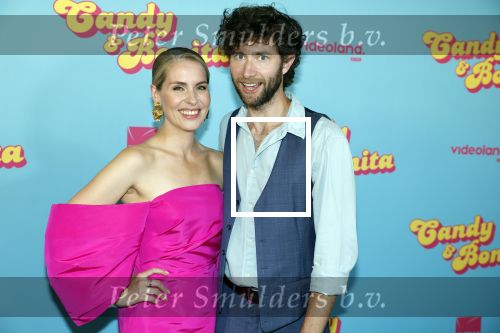 Amsterdam 276 juni 2023
Premiere Candy en Bonita in Pathe de Munt . Nienke Romer is de regisseur.
Sanne Langelaar met David Lucieer