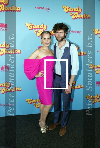 Amsterdam 276 juni 2023
Premiere Candy en Bonita in Pathe de Munt . Nienke Romer is de regisseur.
Sanne Langelaar met David Lucieer