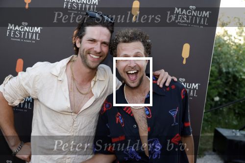 Amsterdam 8 juni 2023
Feestje van Magnum ijsjes . Thomas v d Vlugt en Tim Senders