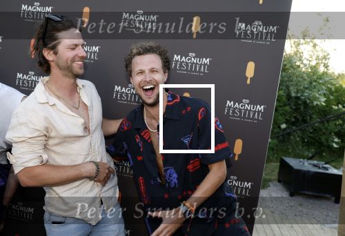 Amsterdam 8 juni 2023
Feestje van Magnum ijsjes . Thomas v d Vlugt en Tim Senders