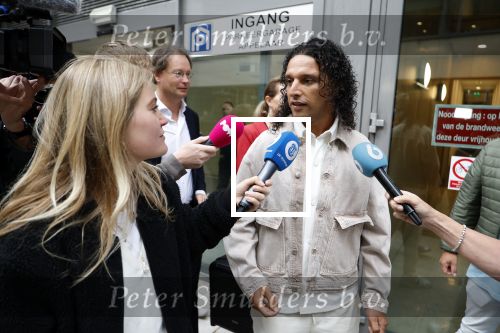 Haarlem 14 juni 2024
Rechtszaak Ali B ivm verkrachtingszaak in rechtbank van Haarlem .Zijn advocaat is Bart Swier