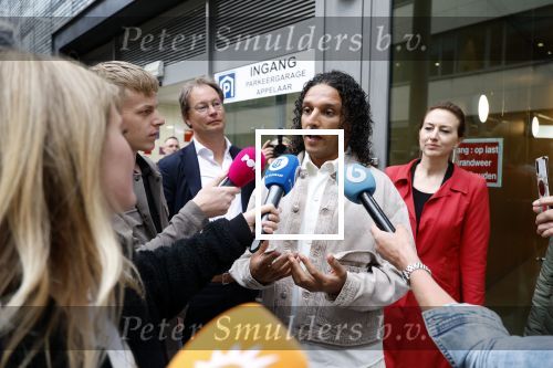 Haarlem 14 juni 2024
Rechtszaak Ali B ivm verkrachtingszaak in rechtbank van Haarlem .Zijn advocaat is Bart Swier