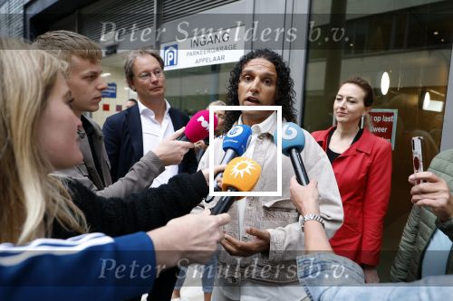 Haarlem 14 juni 2024
Rechtszaak Ali B ivm verkrachtingszaak in rechtbank van Haarlem .Zijn advocaat is Bart Swier
