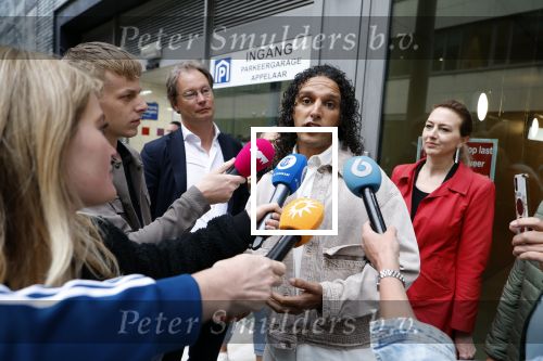 Haarlem 14 juni 2024
Rechtszaak Ali B ivm verkrachtingszaak in rechtbank van Haarlem .Zijn advocaat is Bart Swier