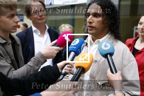 Haarlem 14 juni 2024
Rechtszaak Ali B ivm verkrachtingszaak in rechtbank van Haarlem .Zijn advocaat is Bart Swier
