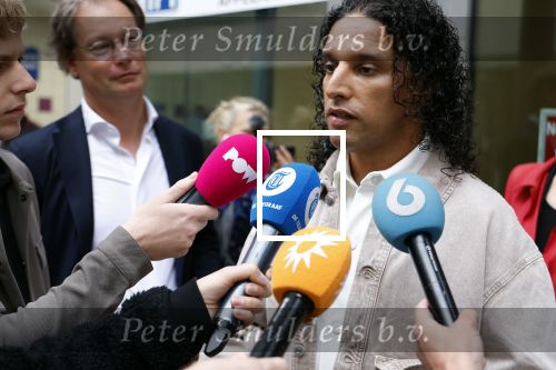 Haarlem 14 juni 2024
Rechtszaak Ali B ivm verkrachtingszaak in rechtbank van Haarlem .Zijn advocaat is Bart Swier