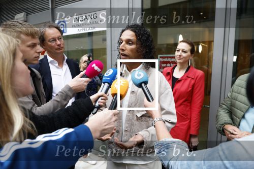 Haarlem 14 juni 2024
Rechtszaak Ali B ivm verkrachtingszaak in rechtbank van Haarlem .Zijn advocaat is Bart Swier