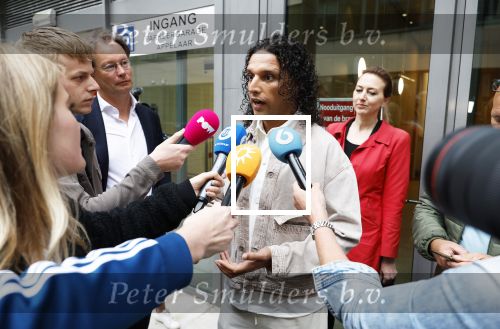 Haarlem 14 juni 2024
Rechtszaak Ali B ivm verkrachtingszaak in rechtbank van Haarlem .Zijn advocaat is Bart Swier