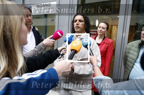 Haarlem 14 juni 2024
Rechtszaak Ali B ivm verkrachtingszaak in rechtbank van Haarlem .Zijn advocaat is Bart Swier