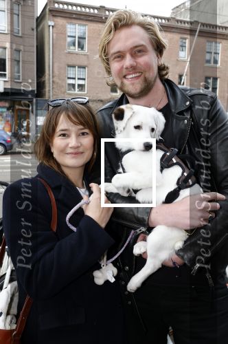 Amsterdam 27 maart 2024
Barbara Sloesen met vriend Joost Hofman en hun hondje in het centrum van amsterdam.