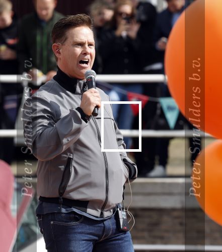 Zeewolde 29 mei 2024
Danny de Munk bij de opnames van het muziekfeest op het plein