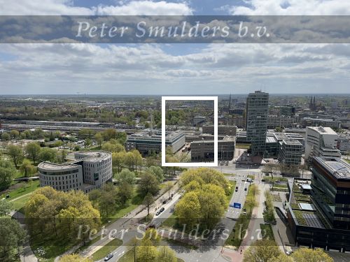 2 Mei 2024
Uitzicht vanaf 80 meter hoogte De Bunkertoren met in het oosten de TU/e en in het zuiden het centrum van Eindhoven