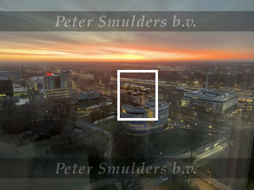 30 December 2022
Uitzicht vanaf 80 meter hoogte De Bunkertoren met in het oosten de TU/e en in het zuiden het centrum van Eindhoven