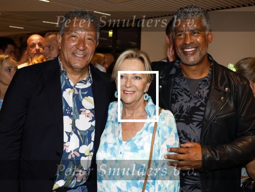 Amsterdam 25 mei 2024
Feestje na concert van de Toppers in de Johan Cruijff Arena. Frank Rijkaard en Henk ten Cate en zijn vrouw