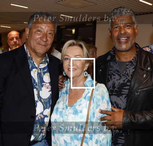 Amsterdam 25 mei 2024
Feestje na concert van de Toppers in de Johan Cruijff Arena. Frank Rijkaard en Henk ten Cate en zijn vrouw