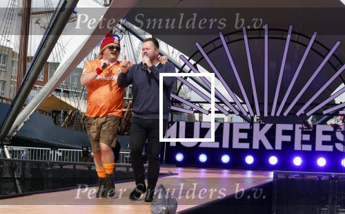 Zeewolde 29 mei 2024
Muziek feest op het plein in Zeewolde. Immer Hansi  treedt op met Frans Duijts