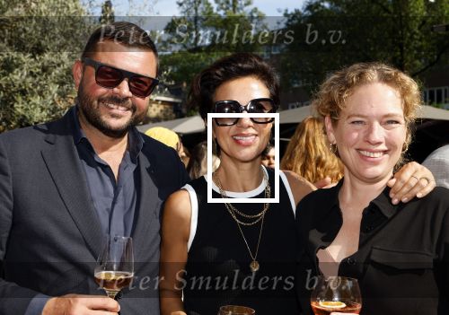 Amsterdam 6 juni 2024
Talkies terras awards bij het College Hotel . Gunay Uslu met man en .....